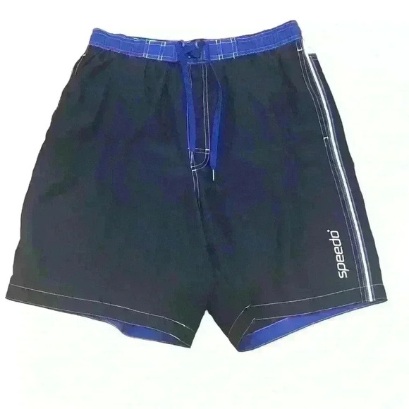 SPEEDO Men’s Lined Swimming Trunks with Pockets Size Medium - Picture 1 of 6